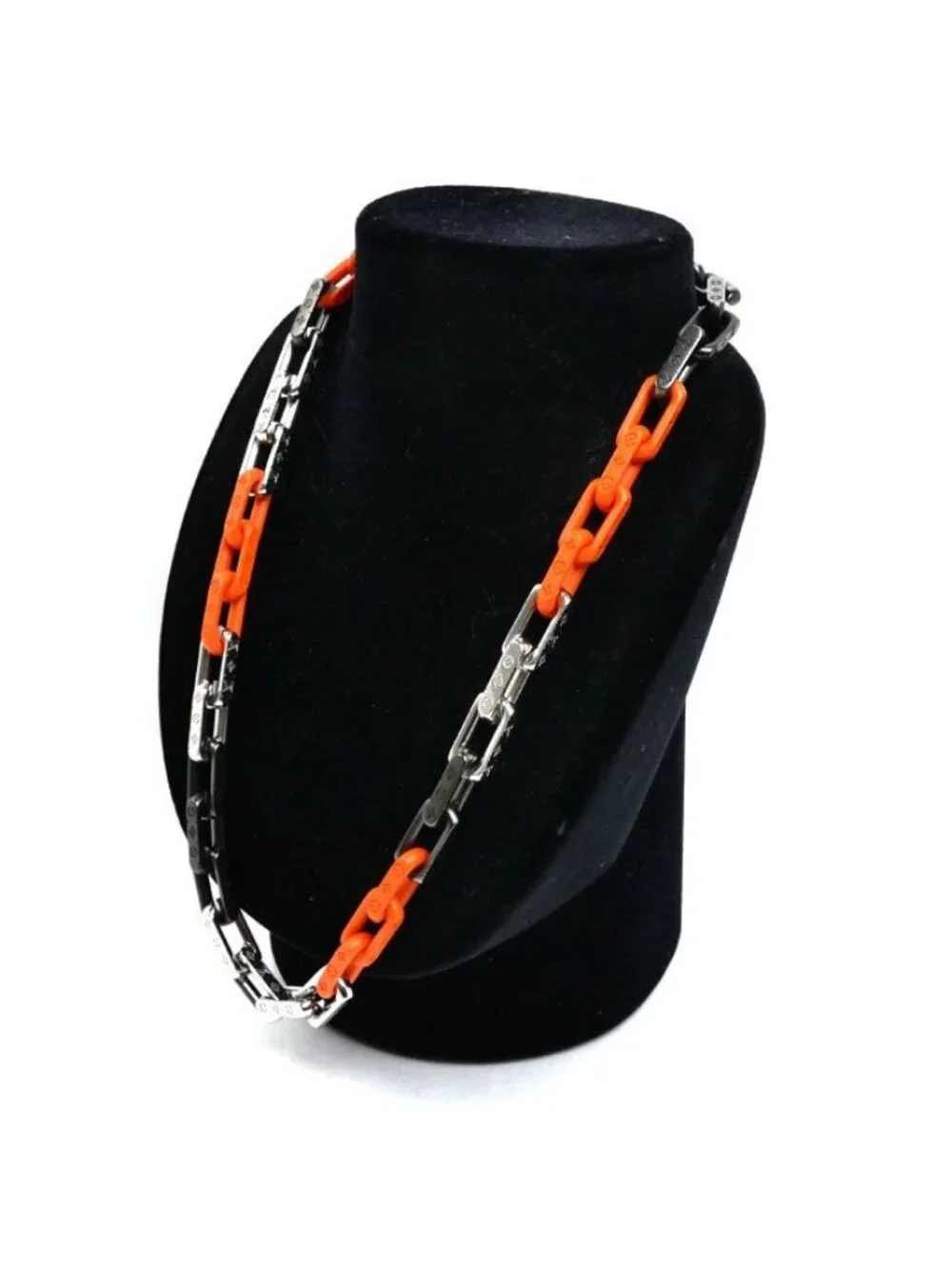 Louis Vuitton Metal Collier Chain Necklace 53